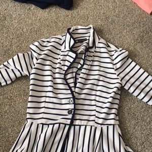 Stripped blazer